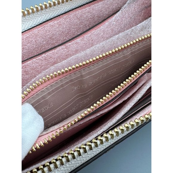 Kate Spade Morgan Fancy Hearts Zip-around Continental Wallet KA063 NWT - Picture 8 of 13